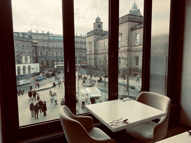 Edinburgh Haute Dolci St James Square Edinurghs cityscape view Medium