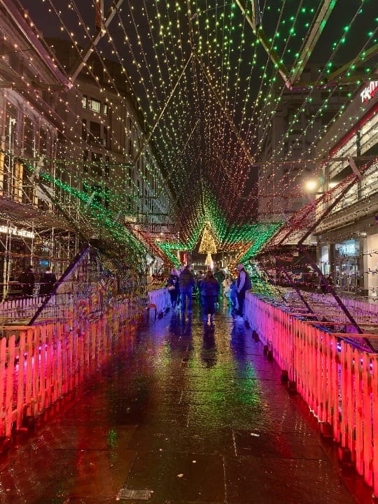 Glasgow Star Tunnel Christmas