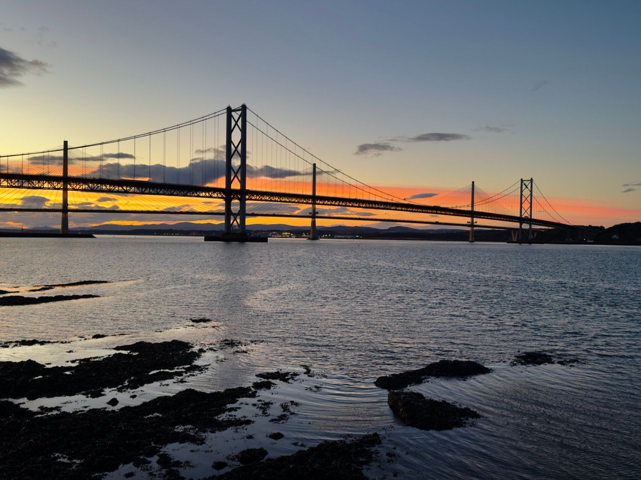 Queensferry Road Bridge sunset sept 25 3 Large