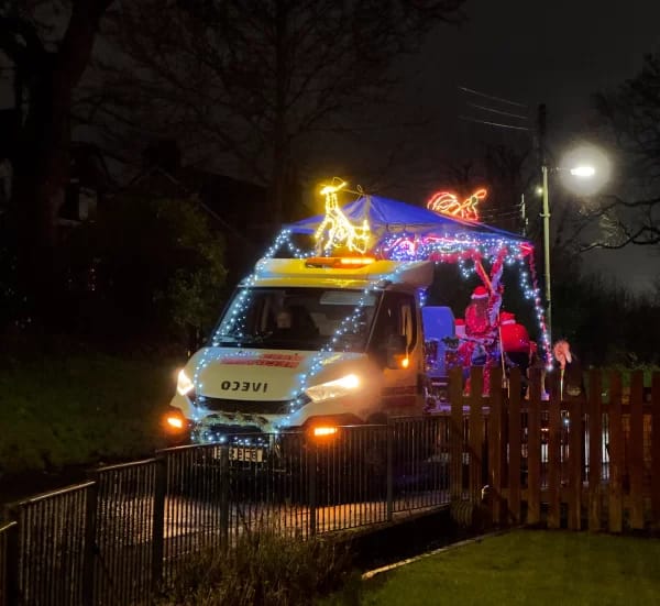 Glasgow Christmas Santa Truck