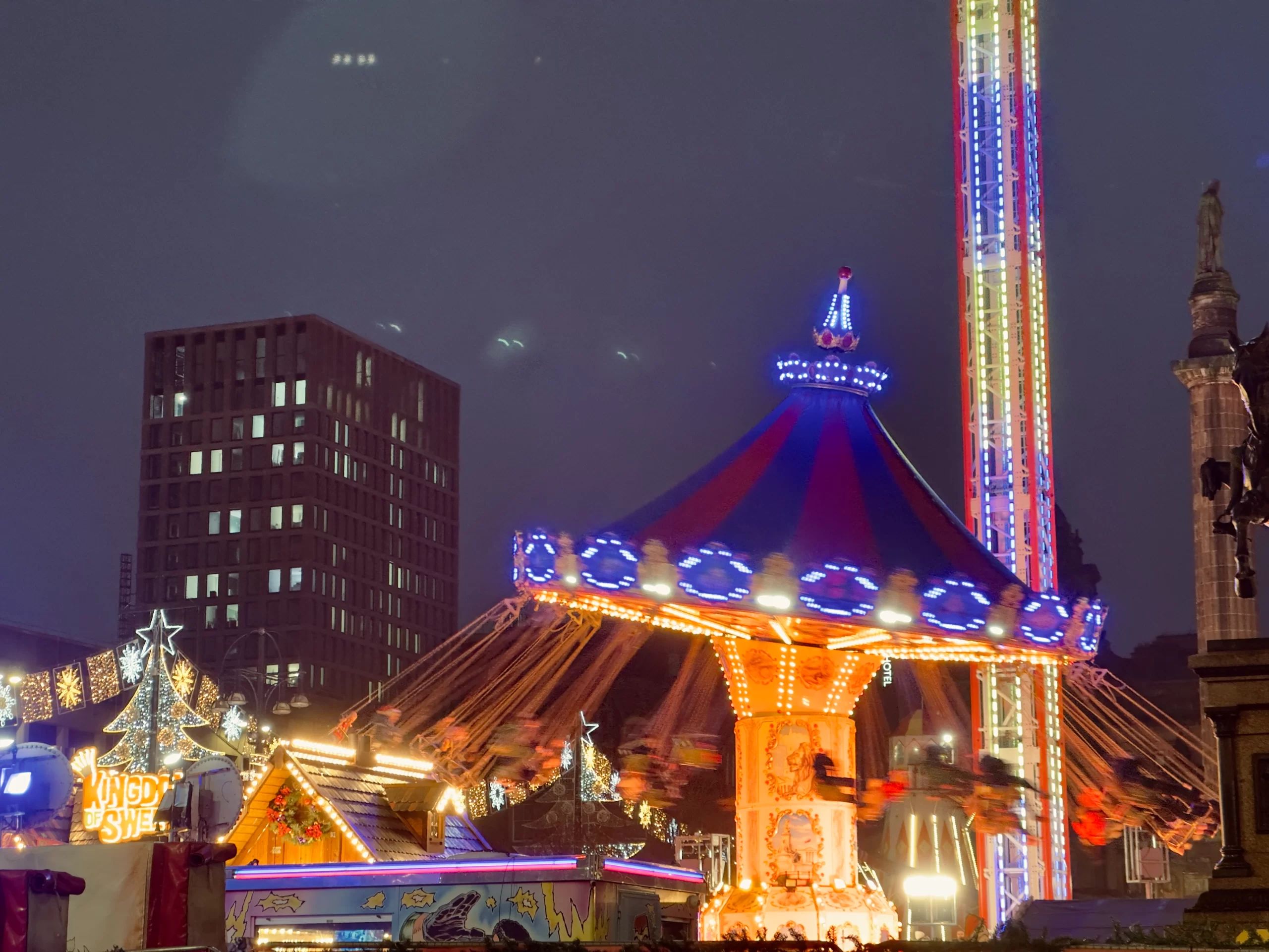 Giáng sinh ở Glasgow: Một thiên đường mùa đông cho mua sắm, giải trí và lễ hội 13 Glasgow Winterfest George Square scaled